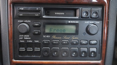 Volvo 850 960 v90 s90 радио sc - 801 кассеты код