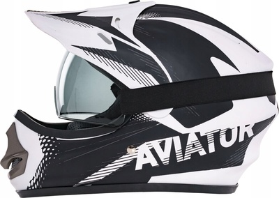 Kask мотоцикл детский enduro quada с goglami