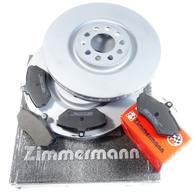 100.3321.20 zimmermann тормозные диски 330 мм , колодки задние audi a6 c6 3.0