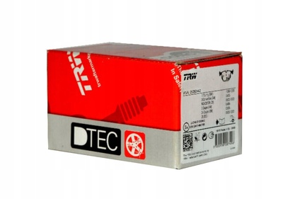 GDB1464DTE колодки тормозной trw 23600194