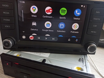 5qa035846b считыватель mib2 seat навигация carplay экран full cp off