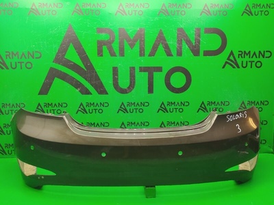 866114L500 Бампер HYUNDAI SOLARIS рестайлинг 2014-2016