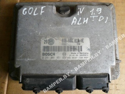 0281001851 Блок управления двигателем Volkswagen Golf 2000 , 038906018AE