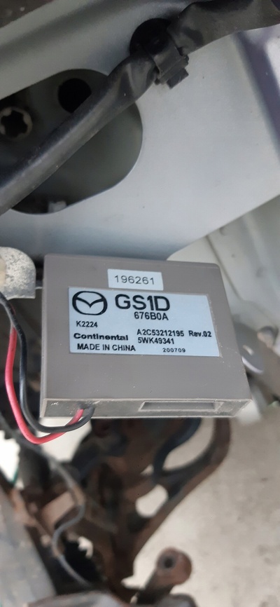 Gs1d676b0a блок блок управления keyless mazda 6 gh