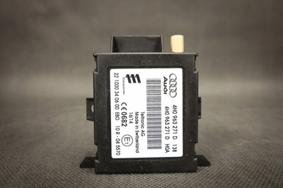 4H0963271D блок управления обогрева webasto audi a6 a8