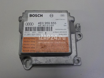 4E0959655 Блок управления AIR BAG VAG A8 [4E] (2002 - 2010)