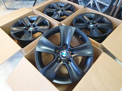 черные колёсные диски 17 дюймовый 5x120 bmw e91 e90 f30 f10 f12