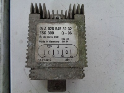 A0255453232 а w168 блок блок управления вентиляторов радиатора