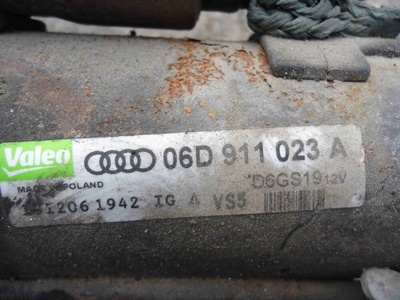 06D911023A Стартер Audi A4 2007