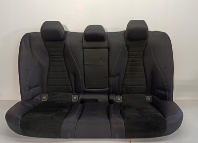 Диван чёрный кожа мерседес w213