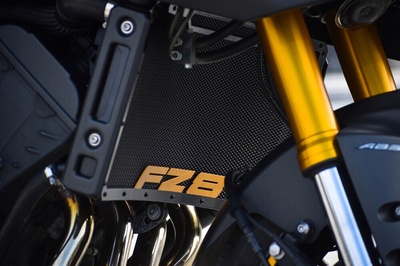 Крышка радиатора yamaha fz8 чёрный голд