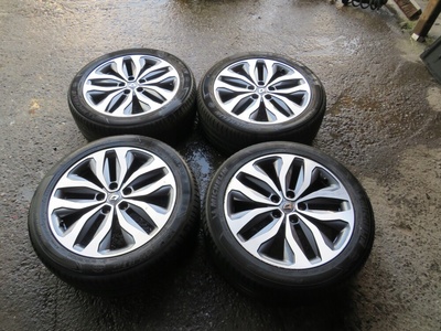 колёса алюминиевые колёсные диски с oponami комплект renault 18