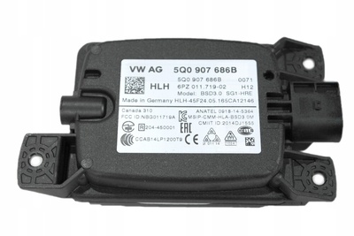 5Q0907686B volkswagen jetta 5c6 радар помощник переключения пояса