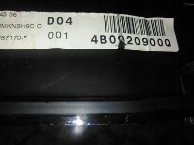 4B0920932K спидометр audi a6 c5 рестайлинг 1.9 2.5 tdi 4b0920900q
