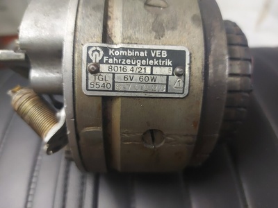 mz ts 125 / 150 / 250 оригинал генератор , зажигания 6v
