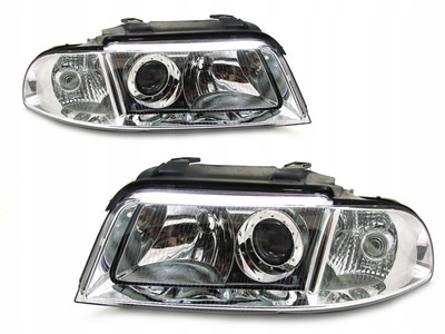 AU04 лампы audi a4 b5 1999 - 2000 рестайлинг фары depo