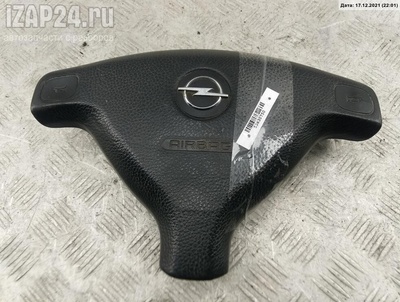 Подушка безопасности (Airbag) водителя Opel Astra G 2002