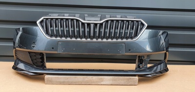 6V0807221F skoda fabia iii рестайлинг бампер передняя оригинал a093