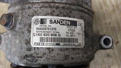 1K0820808G Компрессор кондиционера VW PASSAT B8 (3G2, CB2) 2015