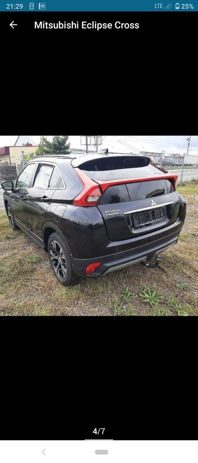 Задняя крышка багажника бампер mitsubishi eclipse кросс