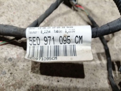 5E0971095CM Проводка бампера переднего Skoda Octavia A7 2015