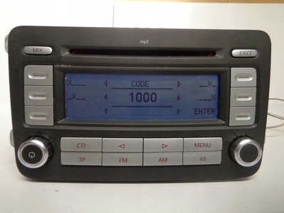 1K0035186AD volkswagen гольф v 5 toran caddy mp3 радио компакт - диск