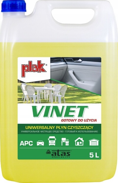 Plak atas vinet чистые пластик жидкость для мойки 5l