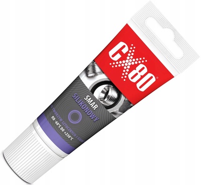 Cx80 smar silikonowy 40g bezbarwny для tworzyw резинки