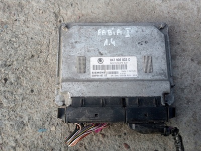 047906033D skoda fabia i 1.4 mpi блок управления двигателя блок управления