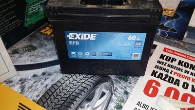 EL604 exide efb 520a 60ah аккумулятор start - stop