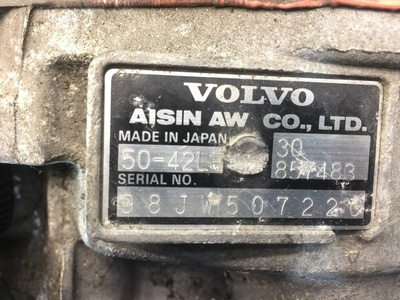 5042LE КПП автоматическая (АКПП) Volvo V40 2001 , 30857483