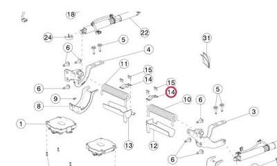 105096400B Прочая запчасть Tesla Model X 2016 1050964-00-B
