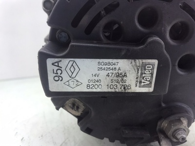 SG9B047 Генератор Renault Megane 2001 , 2542548A, 8200103726