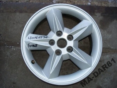 Колесо renault лагуна 6 , 5x16 et36 5x108 oem