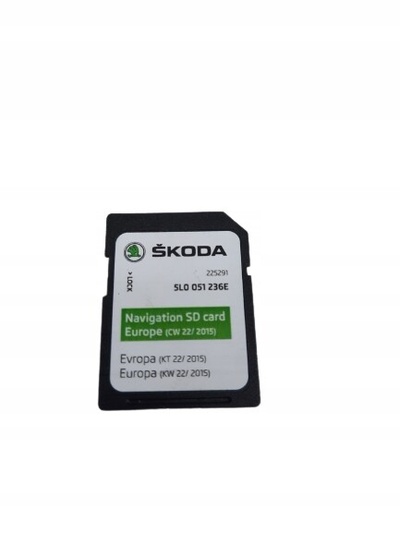 5L0051236E карта sd навигация skoda