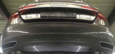 4H0907566F audi a8 d4 рестайлинг matrix бампер заднего как s8 ly8s