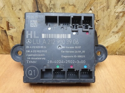 A2129003906 Блок управления двери Mercedes C-Class W204 2010 , A2128208526, A2129029902