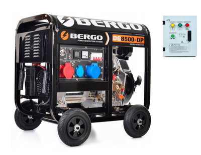 DG8500DP приводимый в действие генераторная установка дизель dual 10 , 6kva bergo ats