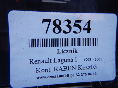 7700844747 renault лагуна i 2.0 спидометр часы