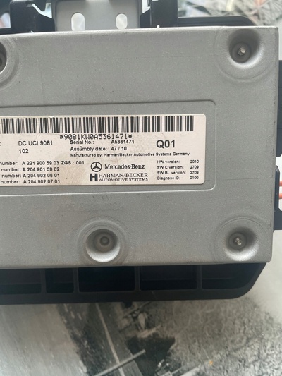 A2219005903 мерседес w212 модуль с swiatlowodem