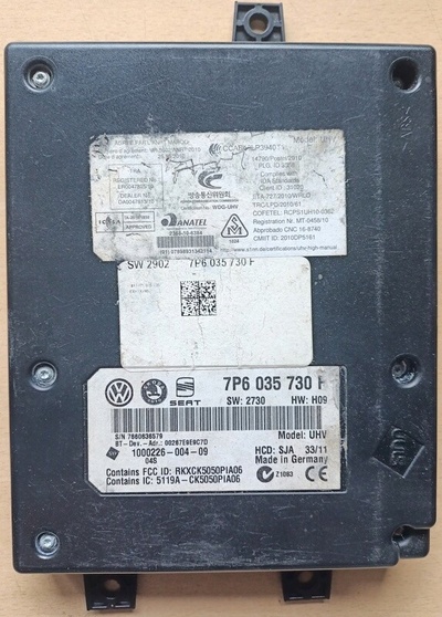 7P6035730F skrzynka interfejsów блок управления телефоном bluetooth