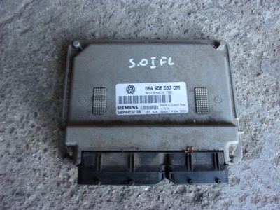 06A906033DM блок управления двигателя skoda октавия i fl рестайлинг 1.6 8v