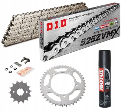 DID525ZVMX118 комплект карданный did + еп honda xl650v 00 - 07 transalp