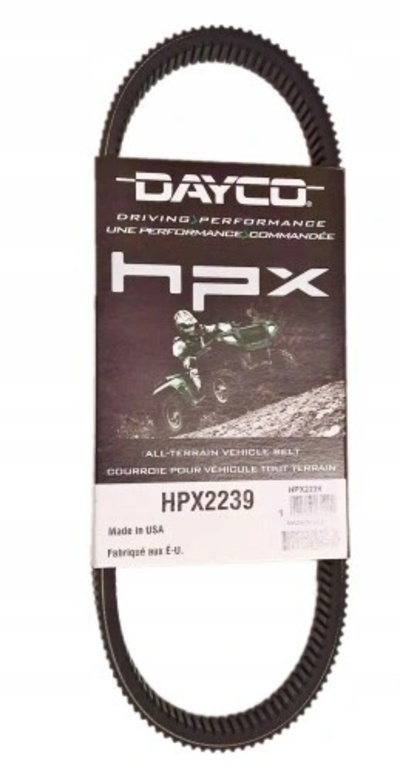 HPX2239 ремень карданный polaris sportsman ranger