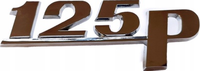4172081 эмблема значек хромированная fiat 125p новый oryginalny