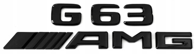 G63AMGBL мерседес г 63 amg эмблема значек логотип чёрный