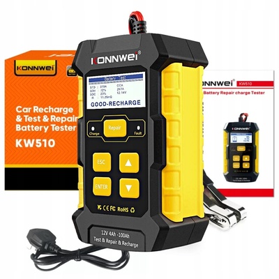 KW510 тестер akumulatora konnwei 12v ładowanie 5a