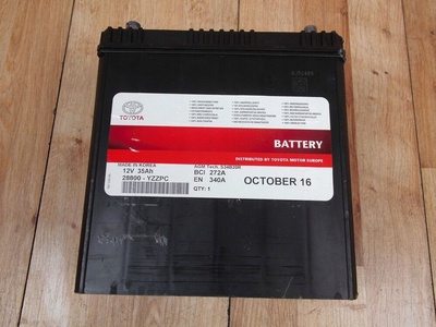 28800YZZPC toyota auris yarsi аккумулятор 12v 35ah 272a