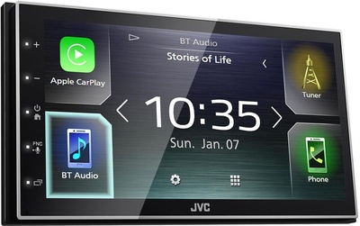 KWM741BT jvc kw - m741bt carplay androidauto usb / aux / bt