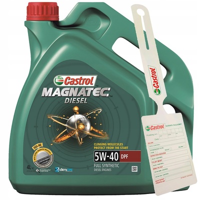 151B70 castrol magnatec дизель 5w - 40 dpf 4l + zawieszka
